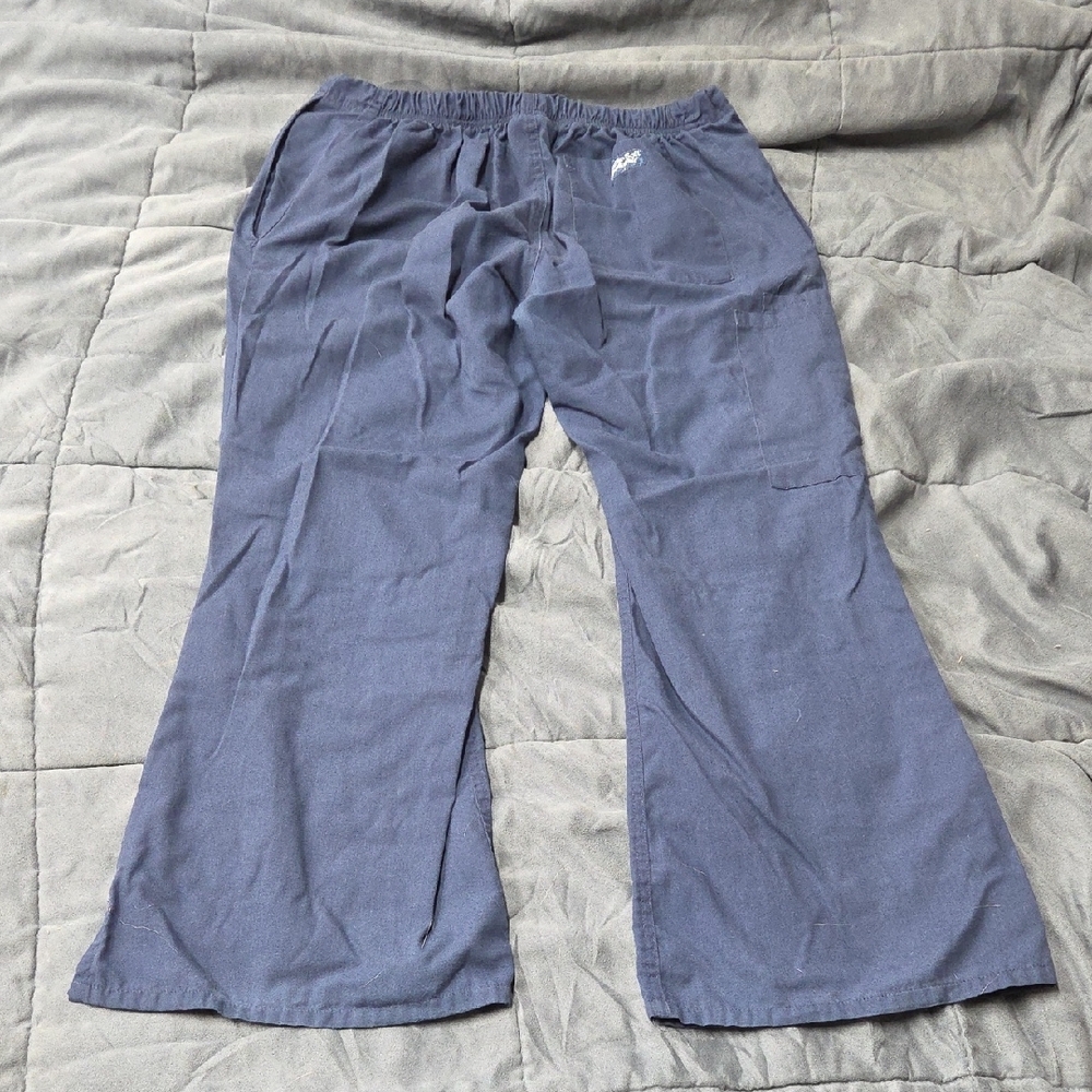 Blue Drawstring Pants - Picture 2 of 4